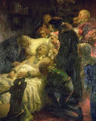 Scène de la mort de Luther
